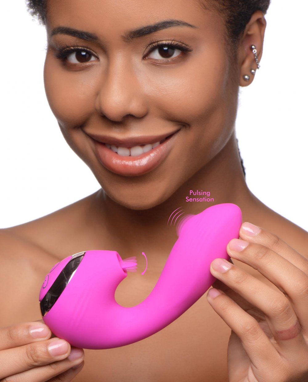 G-throb rechargeable silicone vibrator